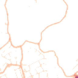 Daytime road noise heatmap for GL6 6EN