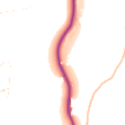 Daytime road noise heatmap for GL6 6LE