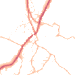 Daytime road noise heatmap for GL6 6QQ