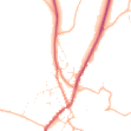 Daytime road noise heatmap for GL6 6QX