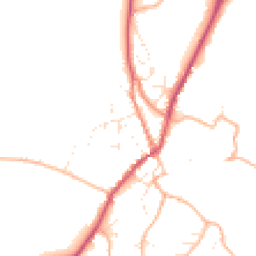 Daytime road noise heatmap for GL6 6RJ