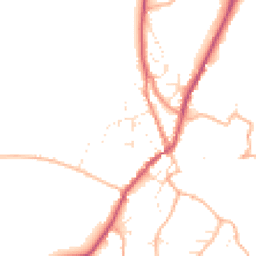 Daytime road noise heatmap for GL6 6RN