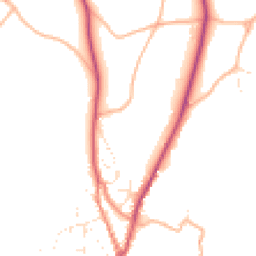Daytime road noise heatmap for GL6 6RR