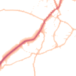 Daytime road noise heatmap for GL6 6UQ