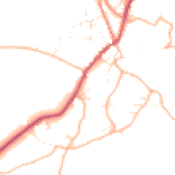 Daytime road noise heatmap for GL6 6UU