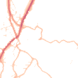 Daytime road noise heatmap for GL6 6XR