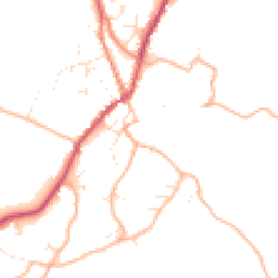 Daytime road noise heatmap for GL6 6XY