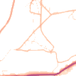 Daytime road noise heatmap for GL6 8AG