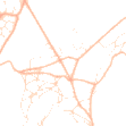 Daytime road noise heatmap for GL6 8BJ
