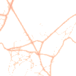 Daytime road noise heatmap for GL6 8BT