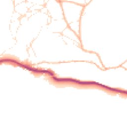 Daytime road noise heatmap for GL6 8DJ