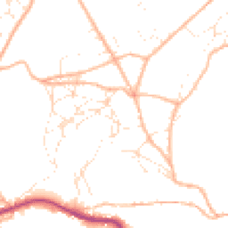 Daytime road noise heatmap for GL6 8EJ
