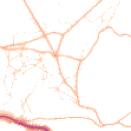 Daytime road noise heatmap for GL6 8LQ