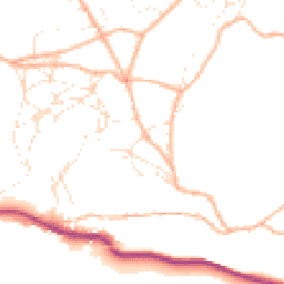 Daytime road noise heatmap for GL6 8NG