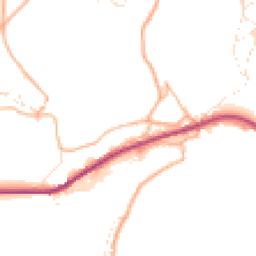 Daytime road noise heatmap for GL6 8QA