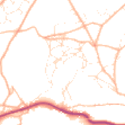 Daytime road noise heatmap for GL6 8QF
