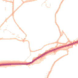 Daytime road noise heatmap for GL6 8SH