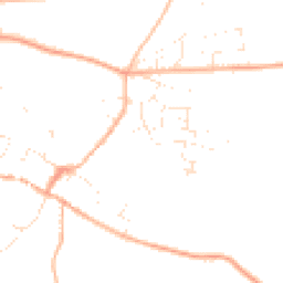 Daytime road noise heatmap for GL6 9JY
