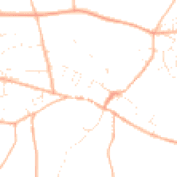 Daytime road noise heatmap for GL6 9LF
