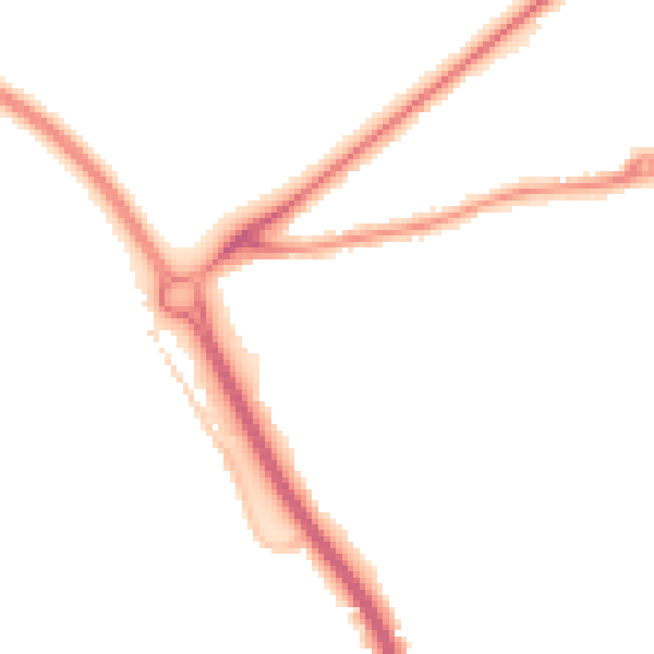 Night-time road noise heatmap for GL7 1AL