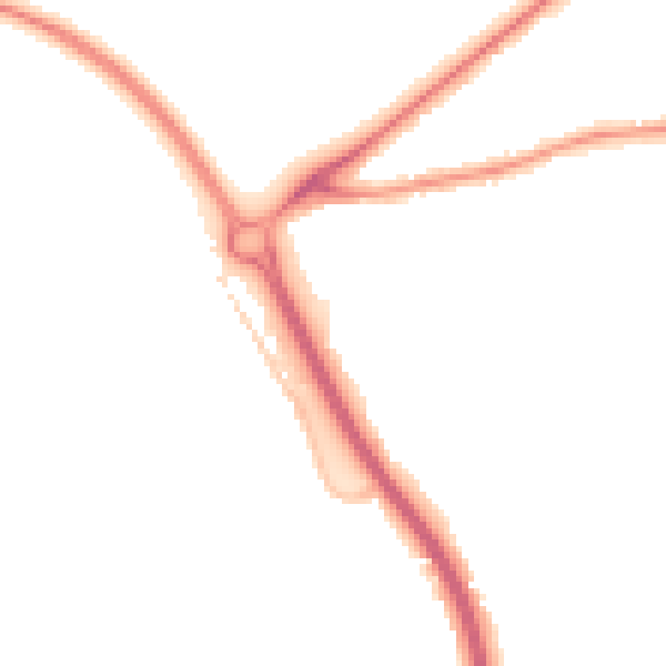 Night-time road noise heatmap for GL7 1AW