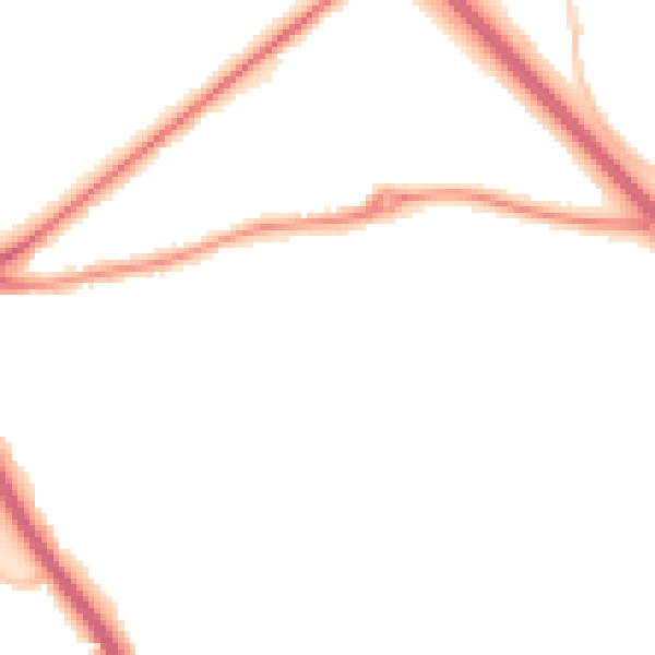 Night-time road noise heatmap for GL7 1BL