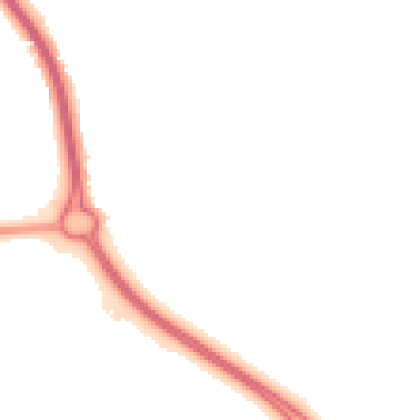 Night-time road noise heatmap for GL7 1HZ