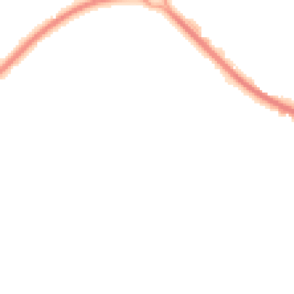 Night-time road noise heatmap for GL7 1SA