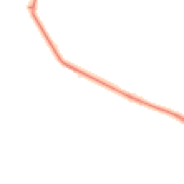 Night-time road noise heatmap for GL7 2DS
