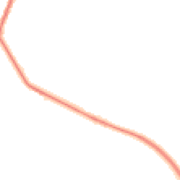 Night-time road noise heatmap for GL7 2EX