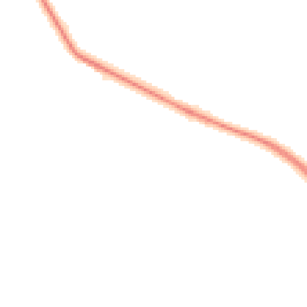 Night-time road noise heatmap for GL7 2SA