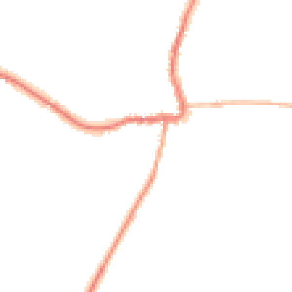 Night-time road noise heatmap for GL7 3AQ
