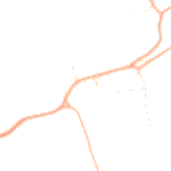 Daytime road noise heatmap for GL7 5QP