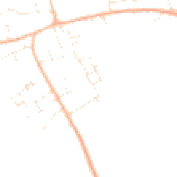 Daytime road noise heatmap for GL7 5WR