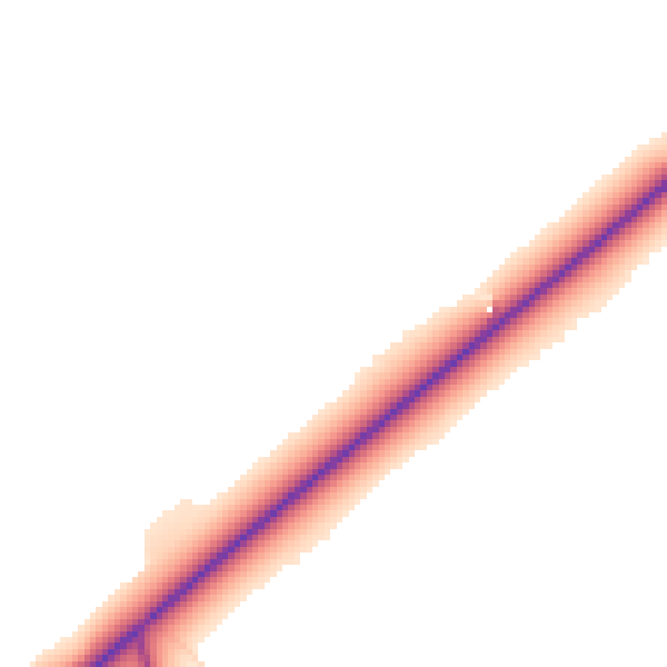 Daytime road noise heatmap for GL7 6PY