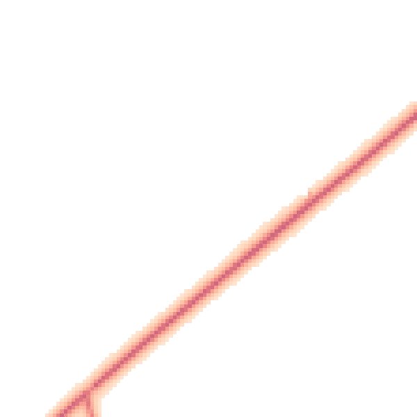 Night-time road noise heatmap for GL7 6PY