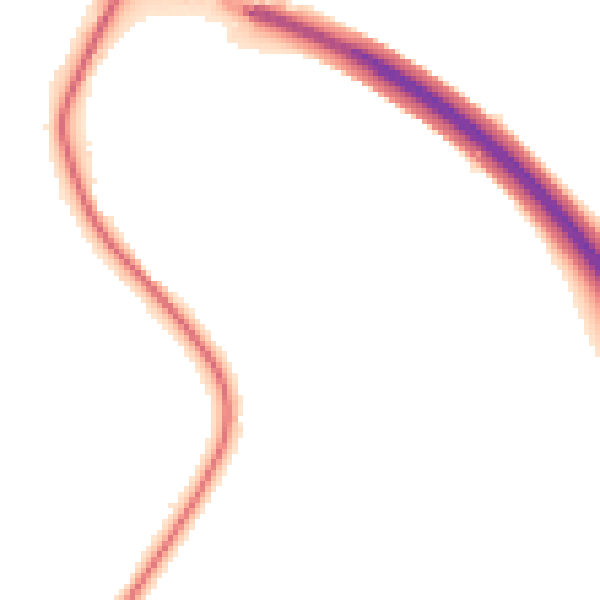 Night-time road noise heatmap for GL7 7BB