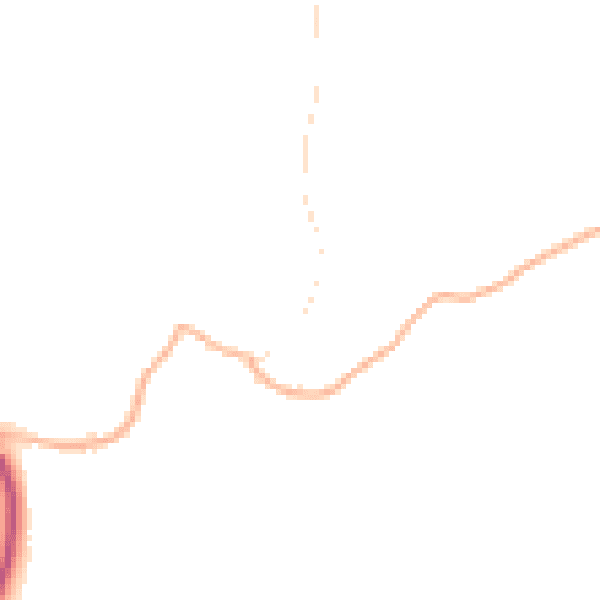 Daytime road noise heatmap for GL7 7HB
