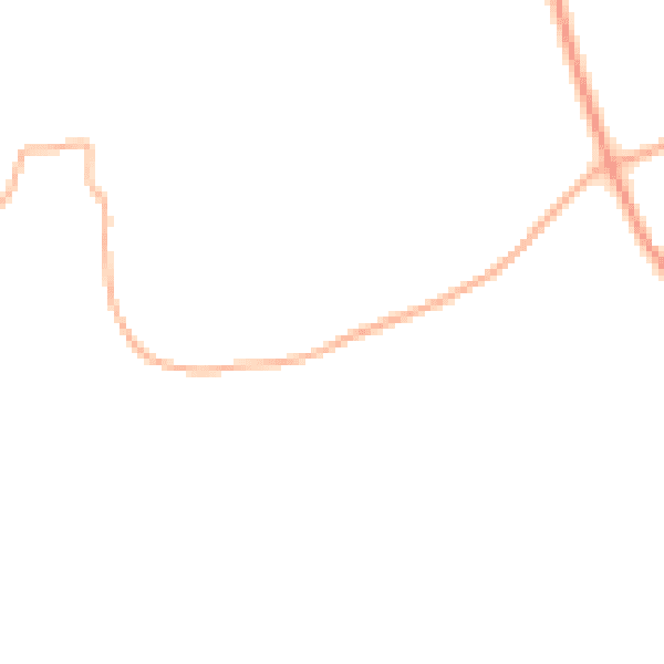 Daytime road noise heatmap for GL7 7LE