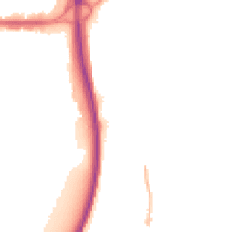 Night-time road noise heatmap for GU10 1AL