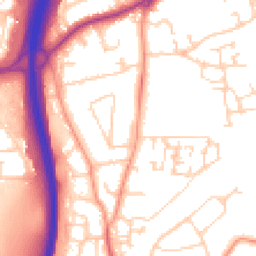 Daytime road noise heatmap for GU10 1BG