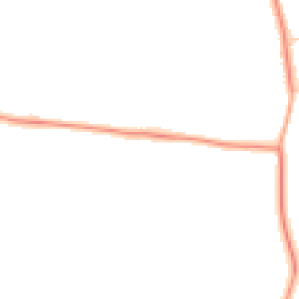 Daytime road noise heatmap for GU10 1BS