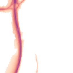 Night-time road noise heatmap for GU10 1BX