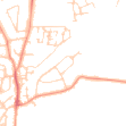 Daytime road noise heatmap for GU10 1EE