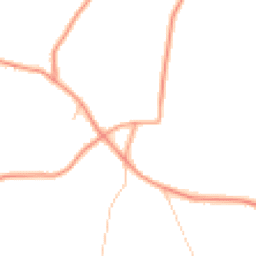 Daytime road noise heatmap for GU10 1LJ