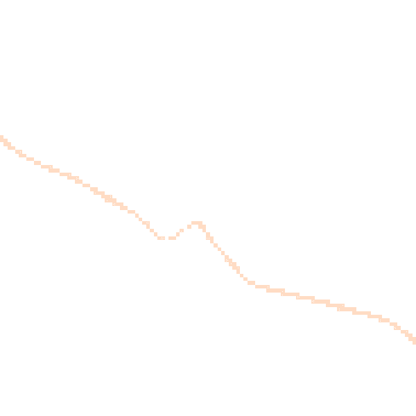 Night-time road noise heatmap for GU10 1RJ