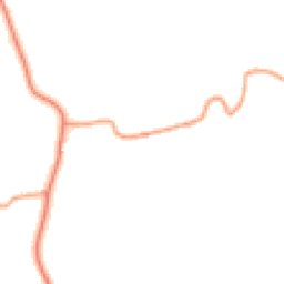 Daytime road noise heatmap for GU10 2LP