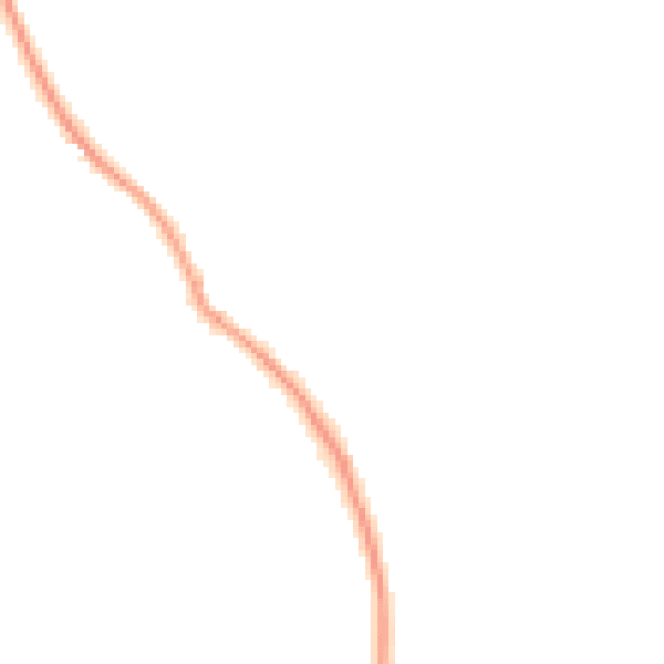 Night-time road noise heatmap for GU10 2NW