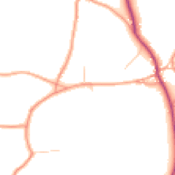 Daytime road noise heatmap for GU10 3BJ