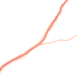 Night-time road noise heatmap for GU10 4BF